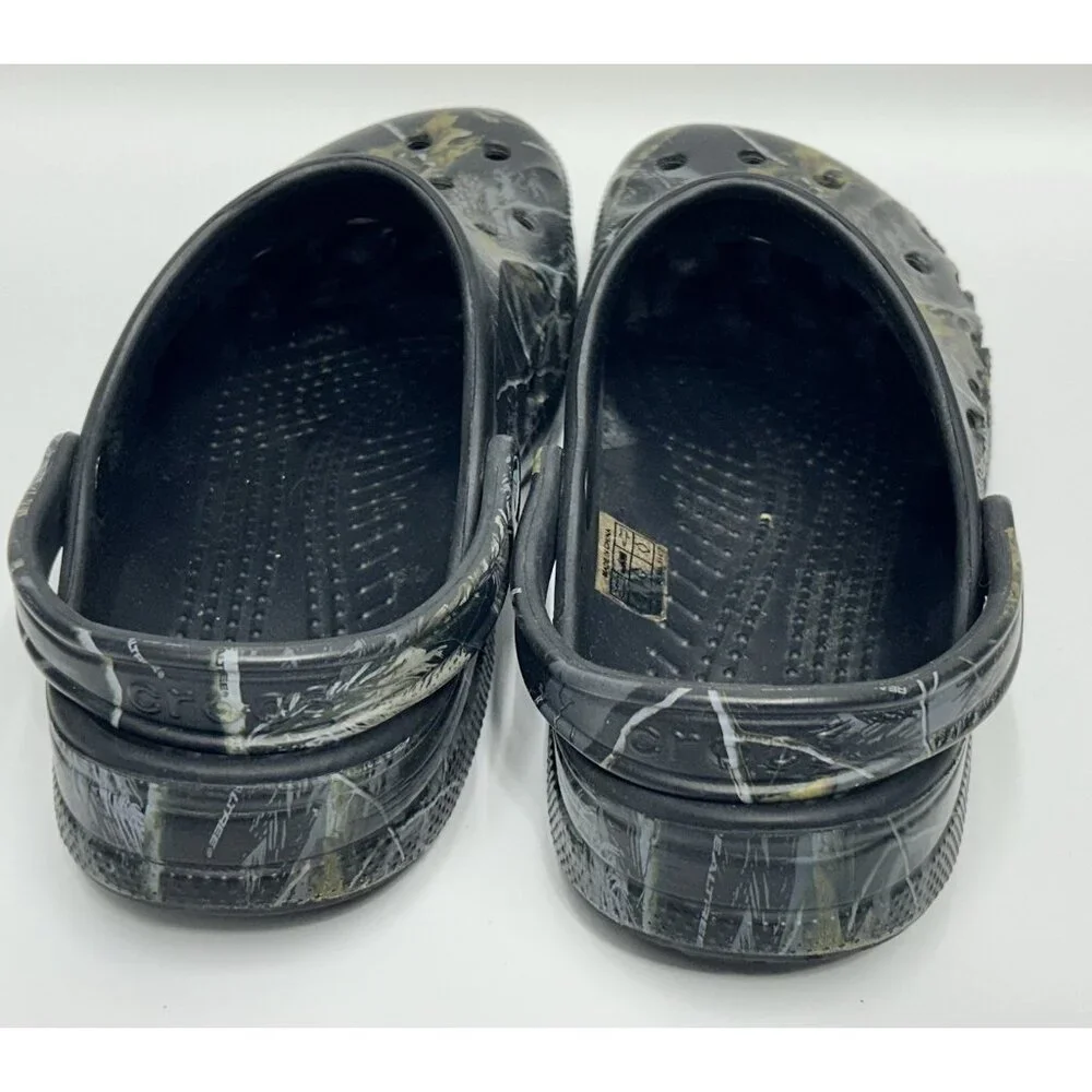 CROCS Camo Realtree Clogs Mens Size 12 Camouflage Slip On Hunting Outdoor